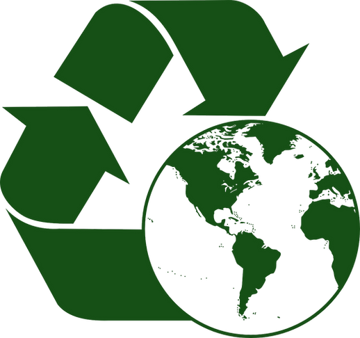 Sigle recyclage et planète terre 