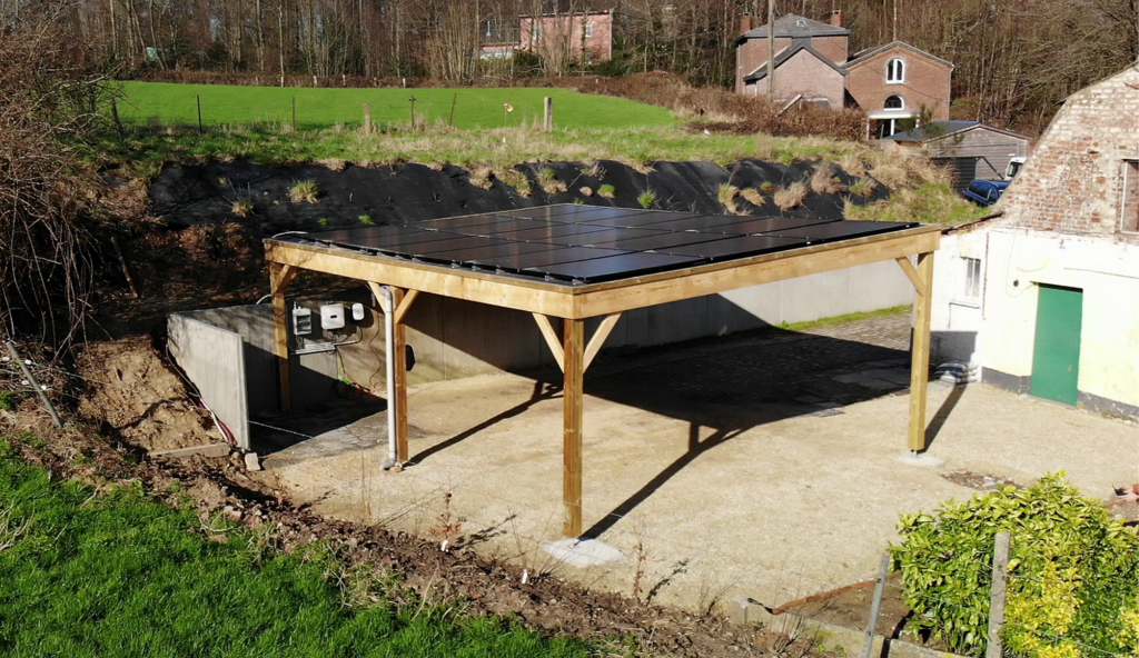 Carport solaire Nivelles Solena