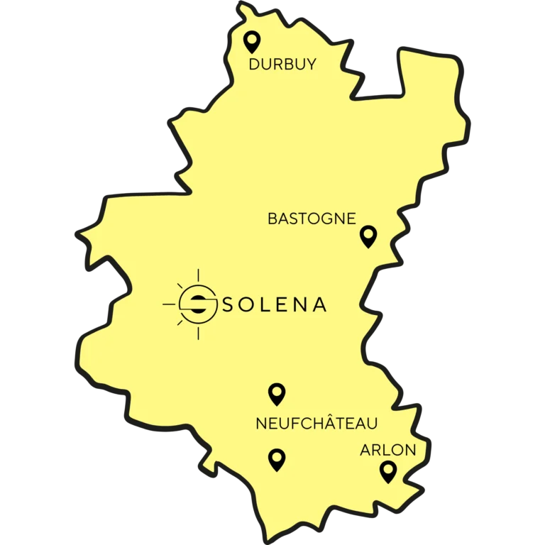 Installation photovoltaique province luxembourge, arlon, neufchâteau, bastogne, durbuy