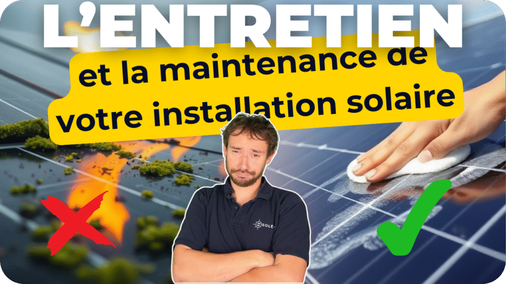 entretien, maintenance installation solaire