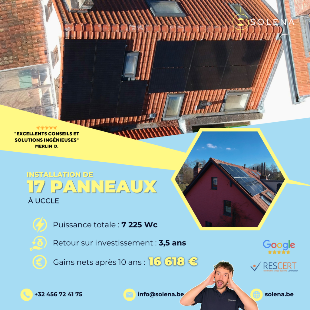 Installation panneaux solaires photovoltaique bruxelles Uccle