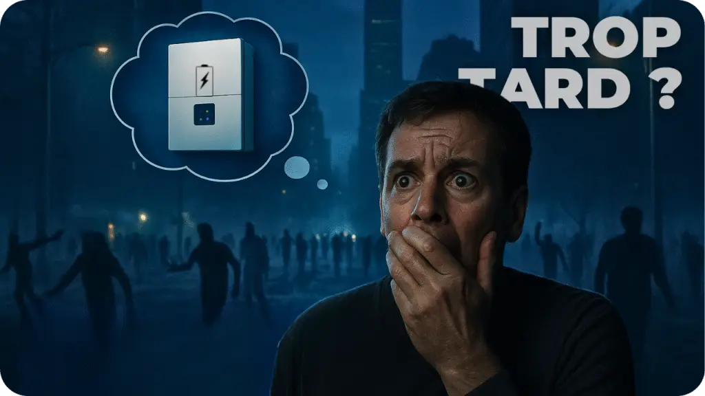 blackout, backup solaire, photovoltaique backup, batterie solaire